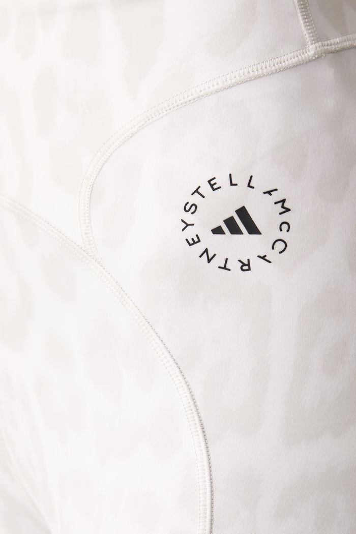 adidas by Stella McCartney legginsy sportowe damskie biały KR6170