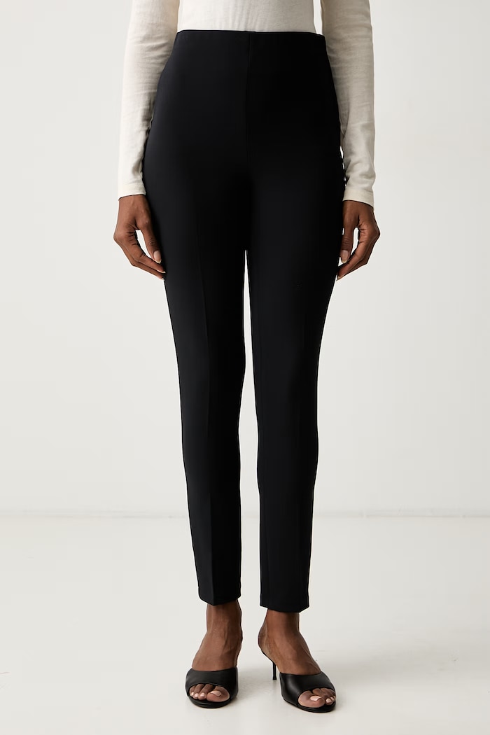 Twinset nohavice slim fit dámske čierna 262TT2330