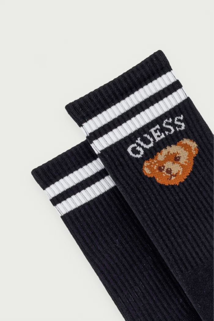 Guess Skarpety damskie z bawełną V6BZ16.Z1768 czarny AW26