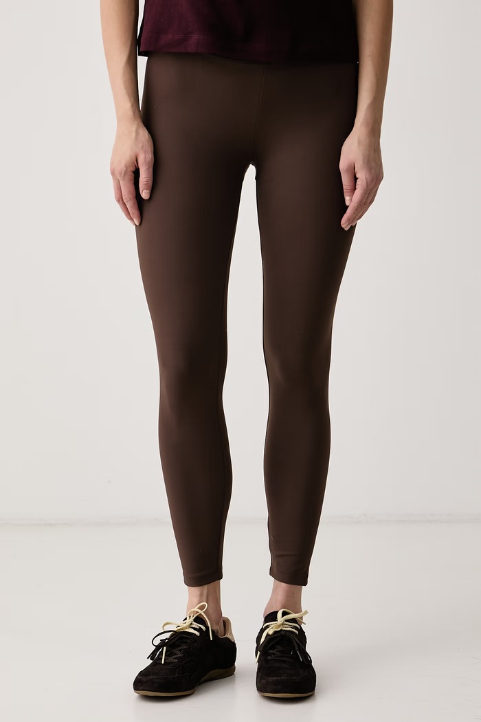 Guess Legginsy damskie GRAZIA brązowy V6BB25.K6732