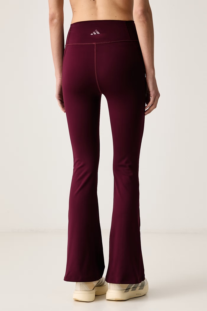 Odjeća adidas Performance Sportske tajice za žene All me KR1012 bordo
