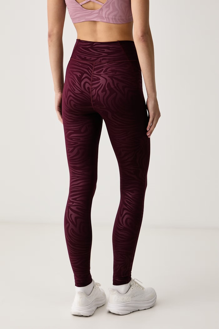 Odzież adidas Performance Legginsy sportowe damskie All me KV4051 bordowy