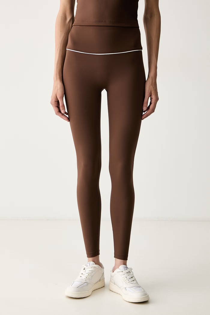 Karl Lagerfeld leggings da donna marrone B3W44013