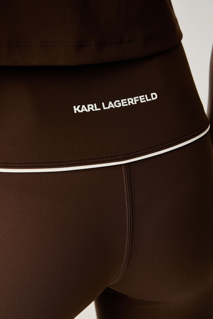 Karl Lagerfeld leggings da donna marrone B3W44013