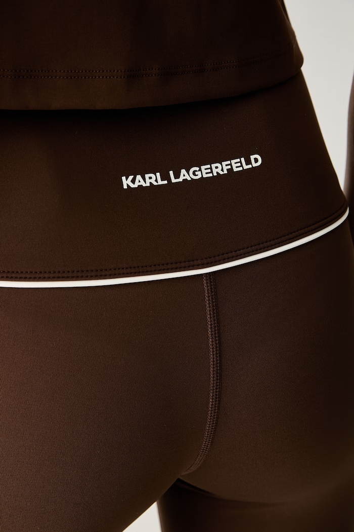 Karl Lagerfeld leggings da donna marrone B3W44013