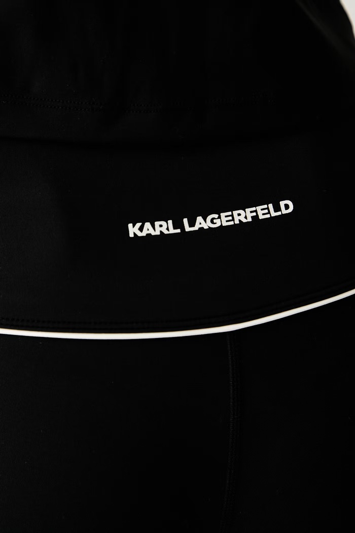 Karl Lagerfeld leggings da donna nero B3W44013
