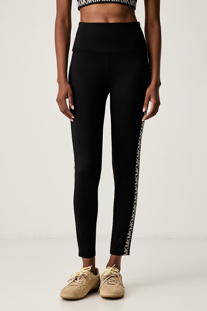 MICHAEL Michael Kors legginsy damskie czarny MT6311IKND