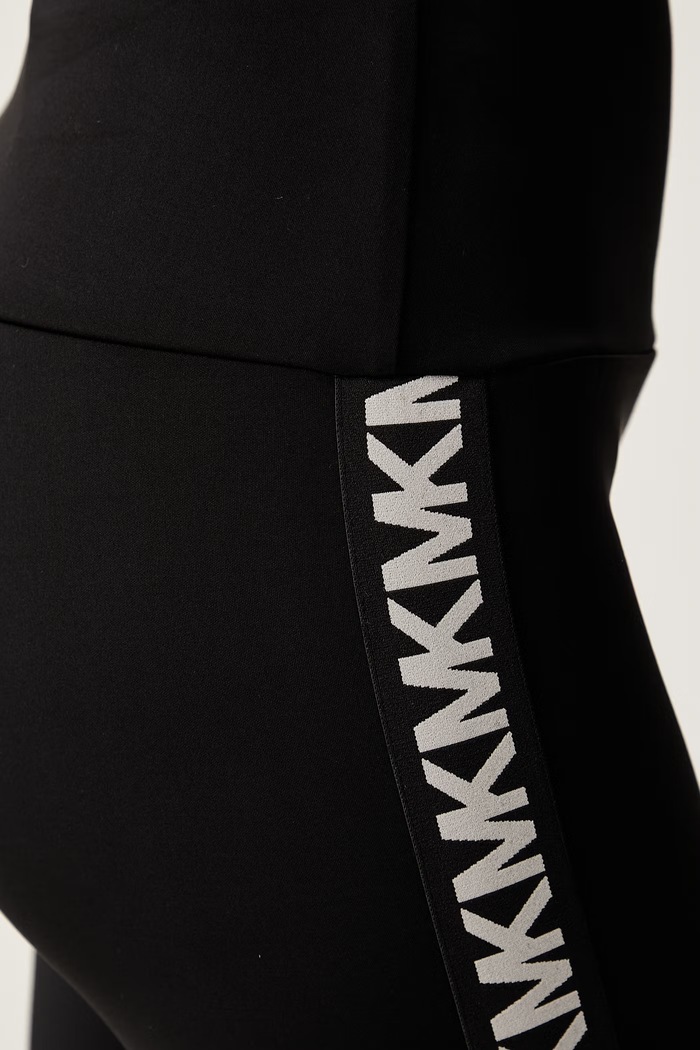 MICHAEL Michael Kors legginsy damskie czarny MT6311IKND