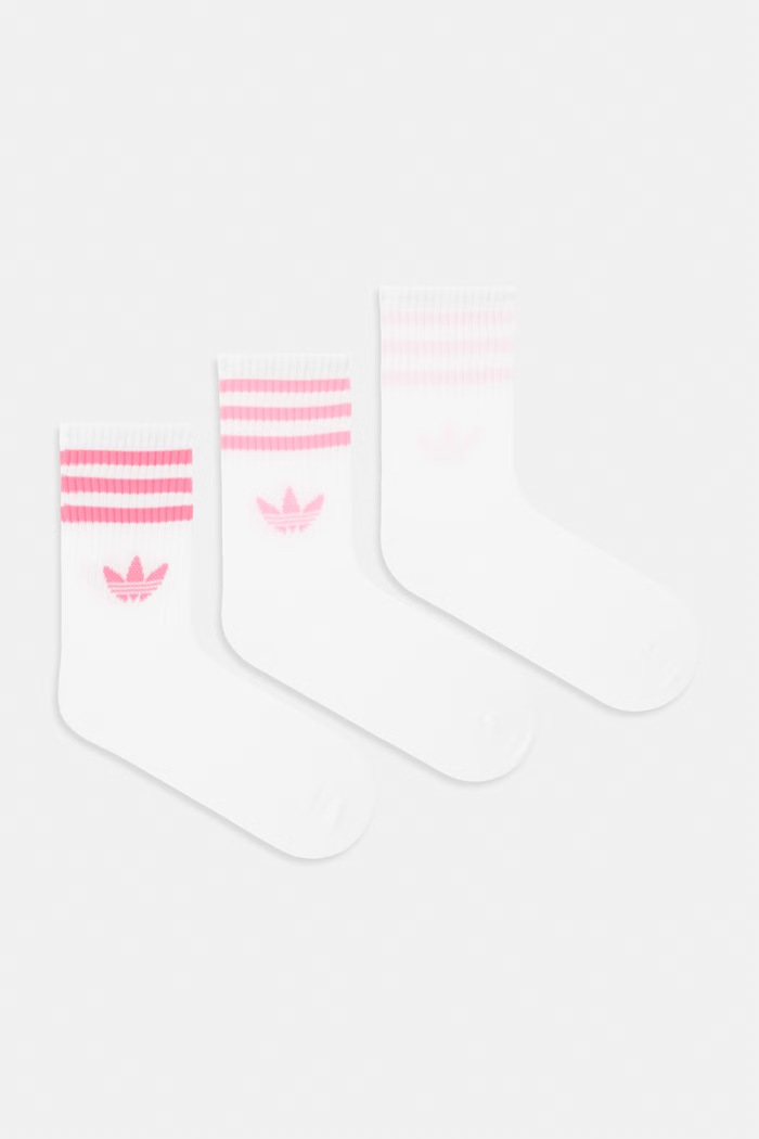 adidas Originals Șosete pentru femei pachet de 3 alb KX2784