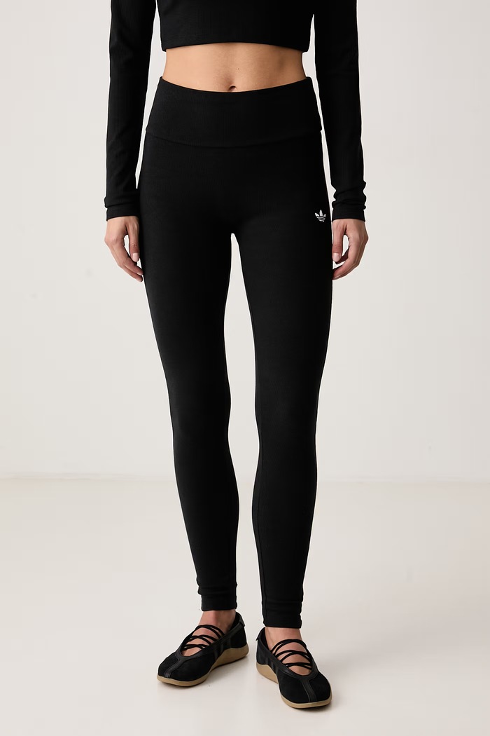 adidas Originals Colanți pentru femei Essentials negru KT4771