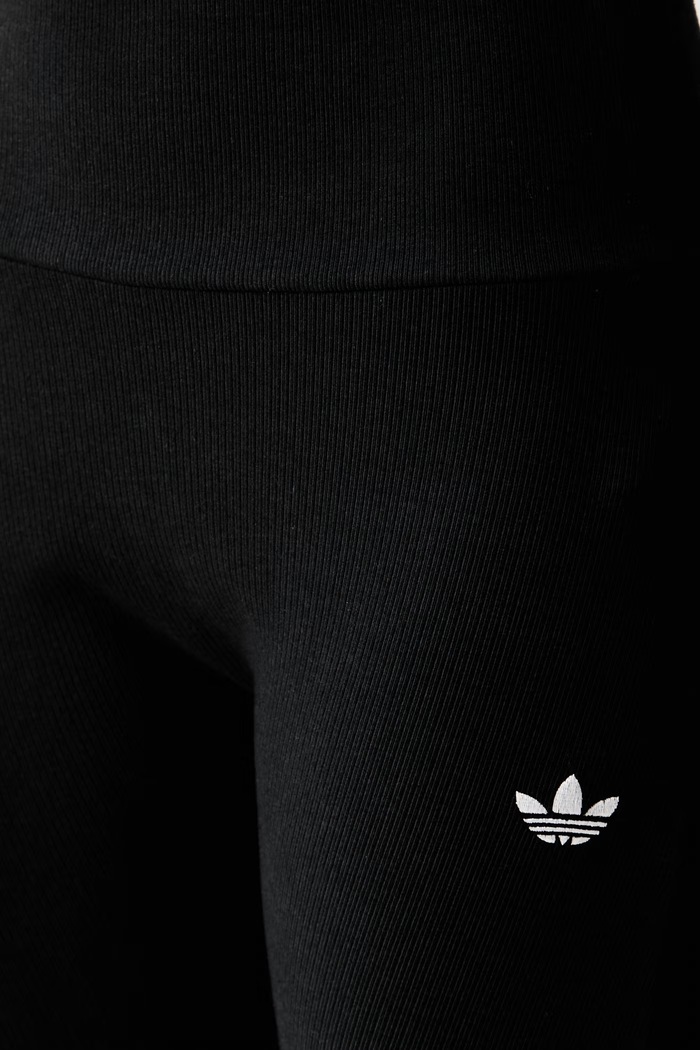 adidas Originals κολάν γυναικεία με βισκόζη Essentials μαύρο KR3600