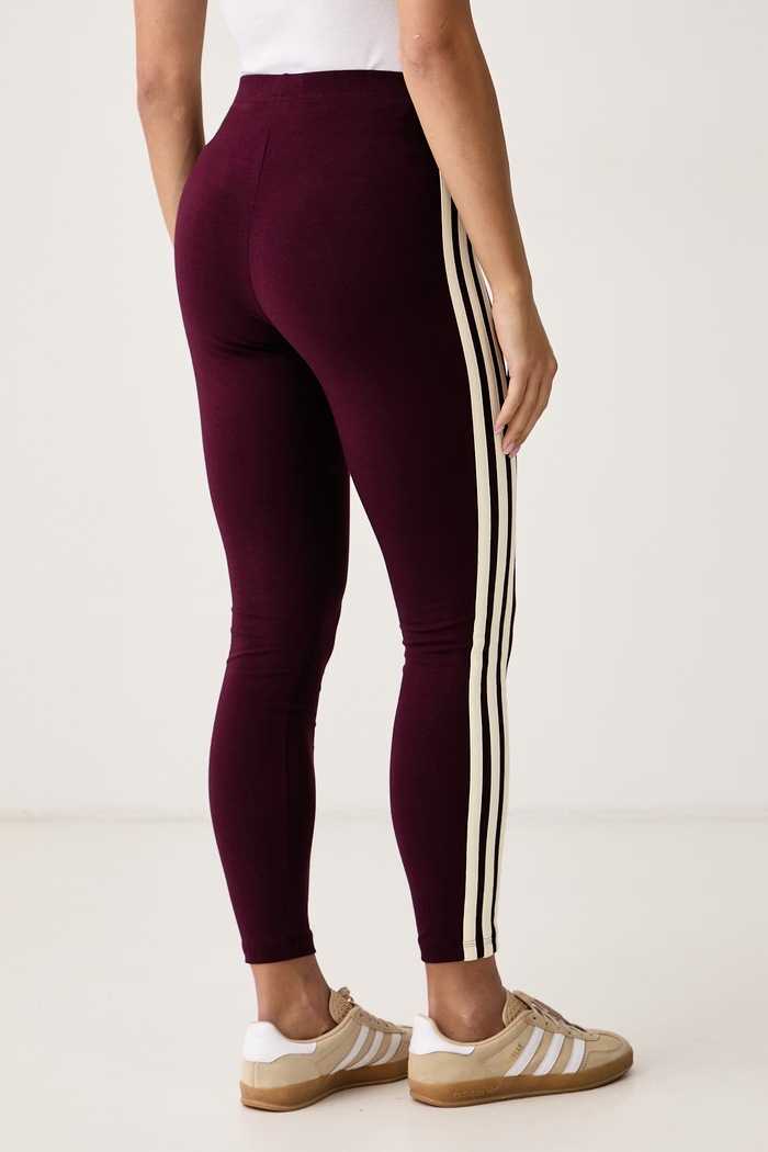 Odzież adidas Legginsy damskie z bawełną Essentials KS6288 bordowy
