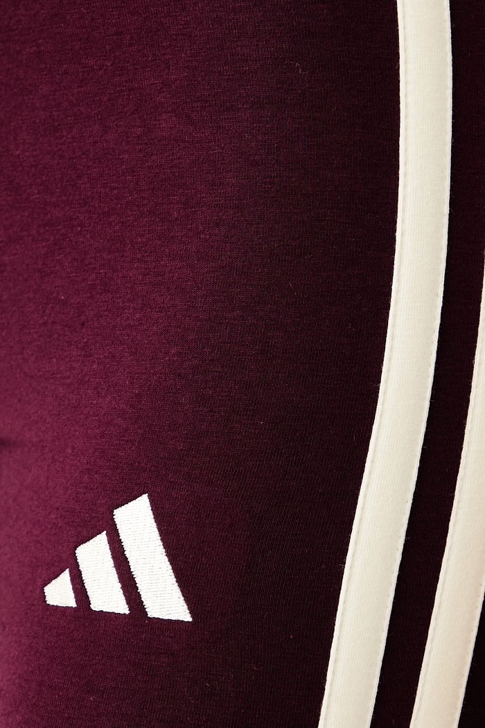 Legginsy damskie z bawełną Essentials adidas KS6288 bordowy