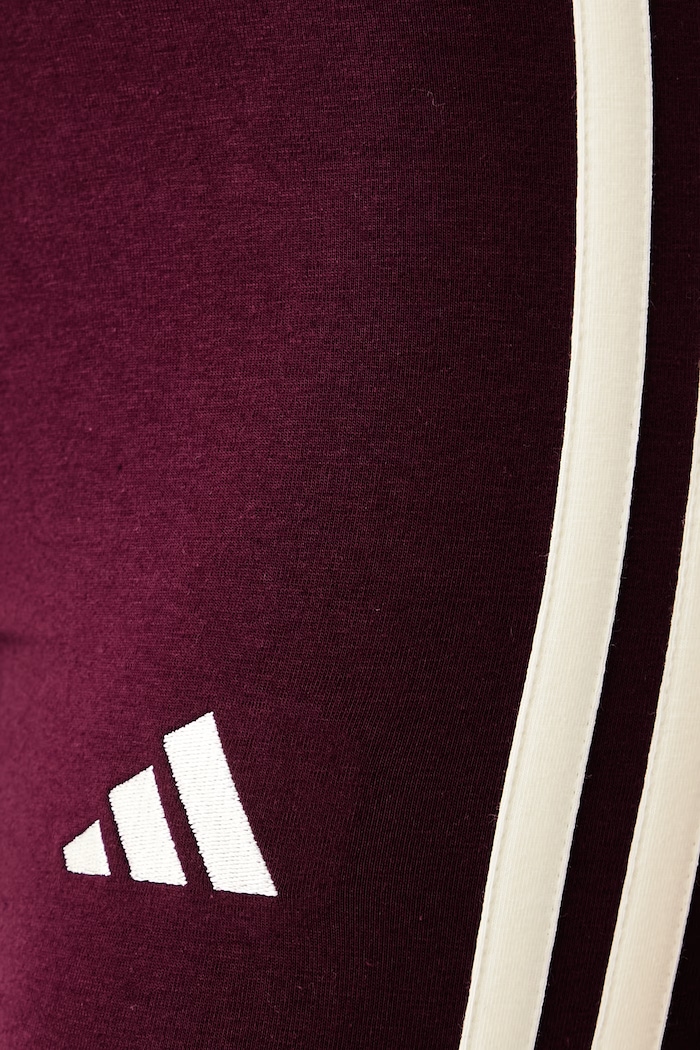 Legginsy damskie z bawełną Essentials adidas KS6288 bordowy