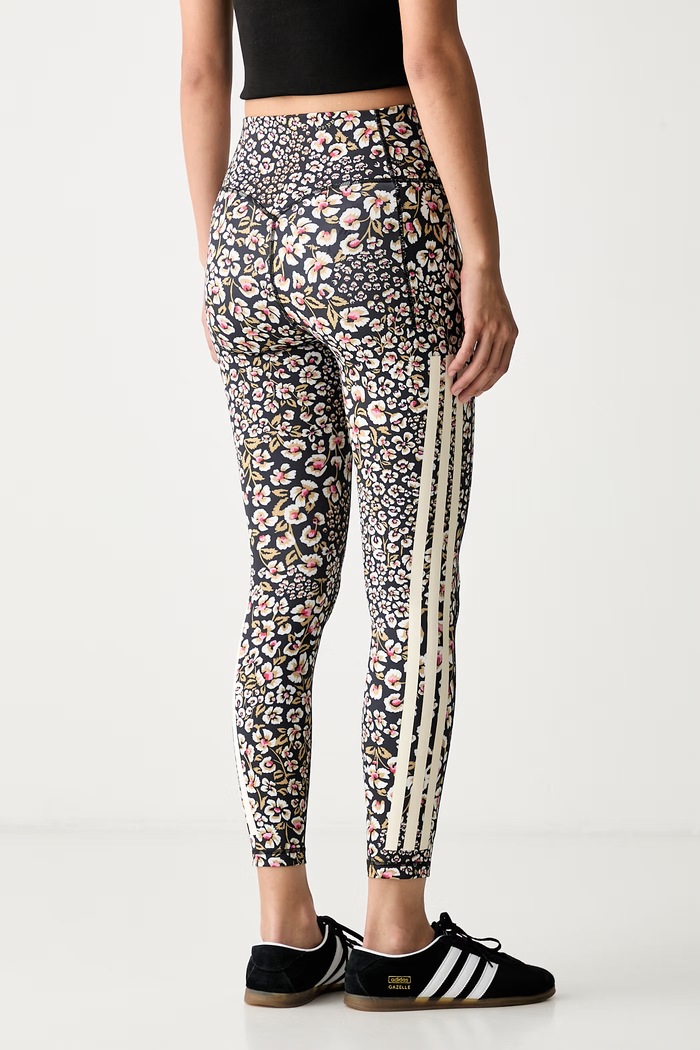 Odzież adidas legginsy sportowe damskie x Farm Rio KR0230 czarny