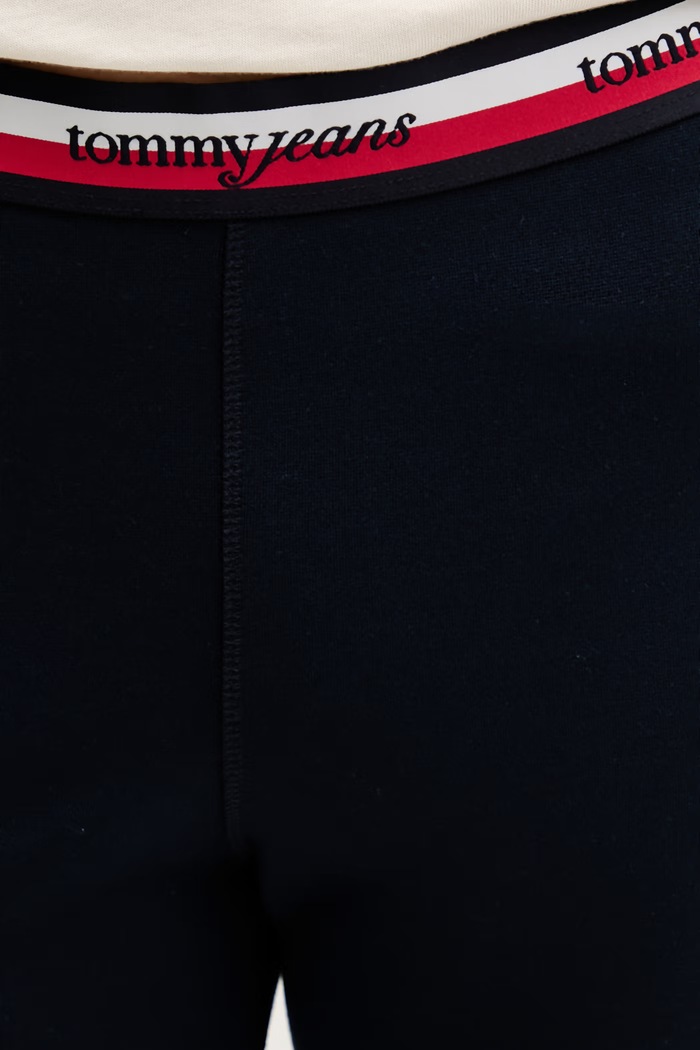Tommy Jeans leggings női viszkózzal sötétkék DW0DW22950