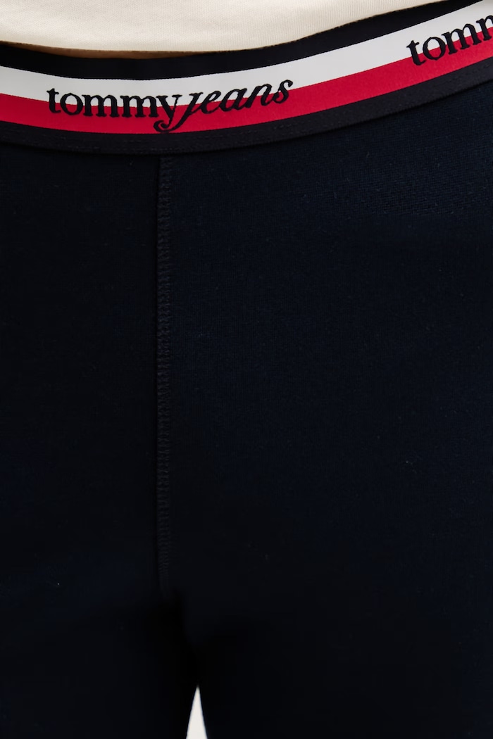Tommy Jeans leggings női viszkózzal sötétkék DW0DW22950