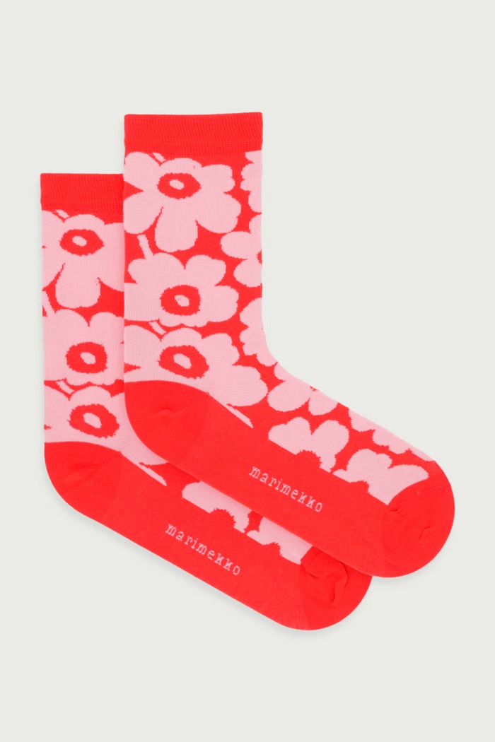 Marimekko Čarape za žene crvena 096270