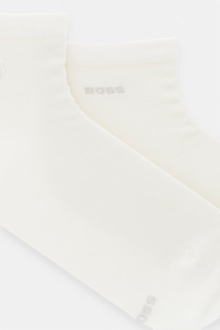 BOSS skarpety damskie 2P SH DoubleB EV W 2-pack 50566581 beżowy AW26