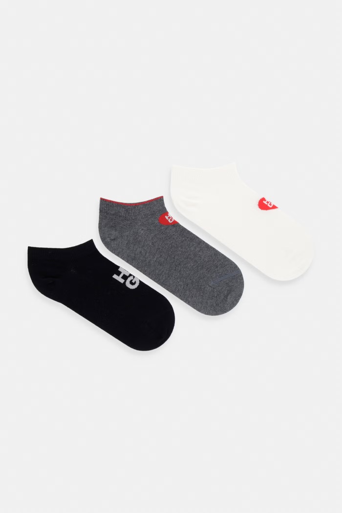 HUGO skarpety damskie 3P AS HEARTLOGO CC W 3-pack beżowy 50566536