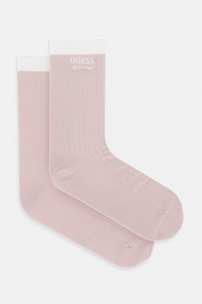 Guess skarpety damskie z bawełną HOSHI różowy V6YZ02.Z1084