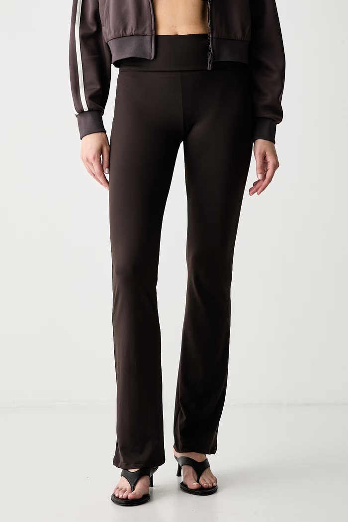 Guess legginsy damskie LOTUS brązowy V6YB24.K4713