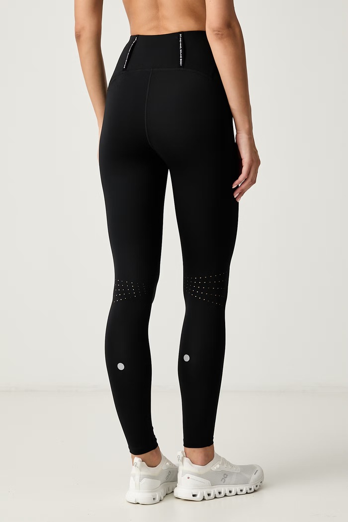 Odzież Asics legginsy sportowe damskie ROAD HIGH WAIST TIGHT 2012C968.001 czarny