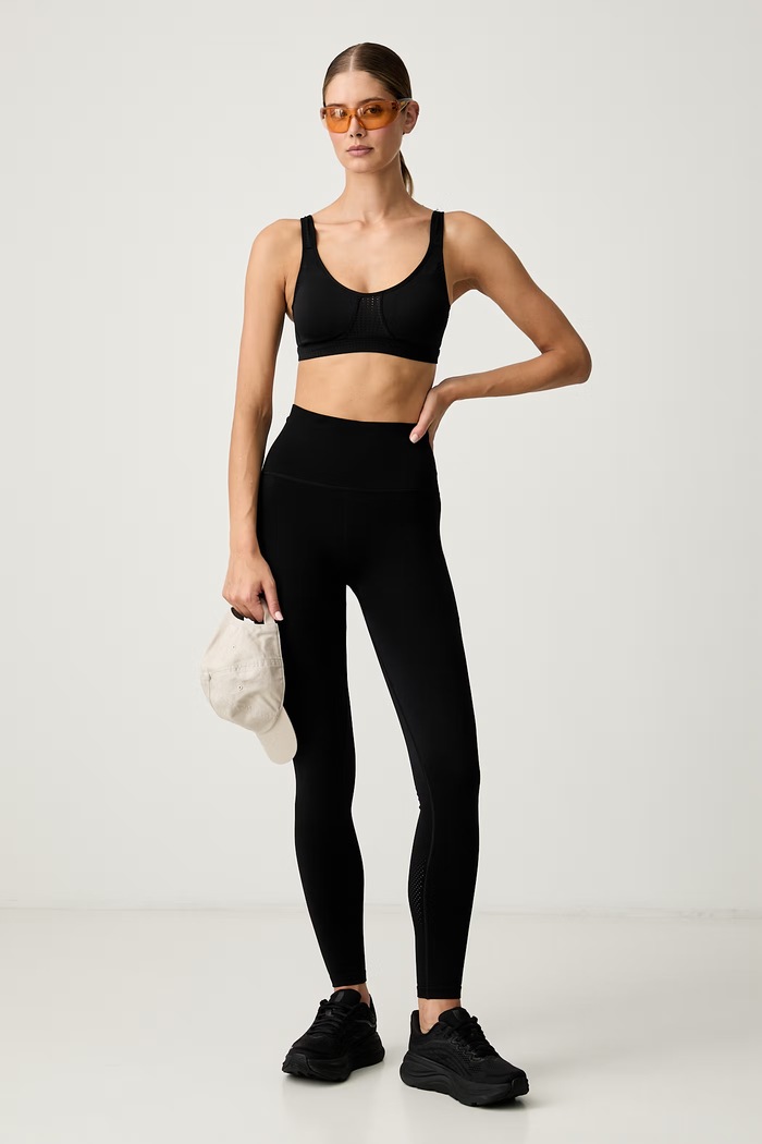Asics legginsy sportowe damskie ROAD SEAMLESS TIGHT 2012D276.001 czarny AW26