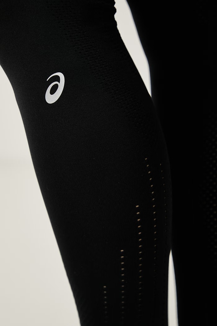 Asics legginsy sportowe damskie ROAD SEAMLESS TIGHT czarny 2012D276.001