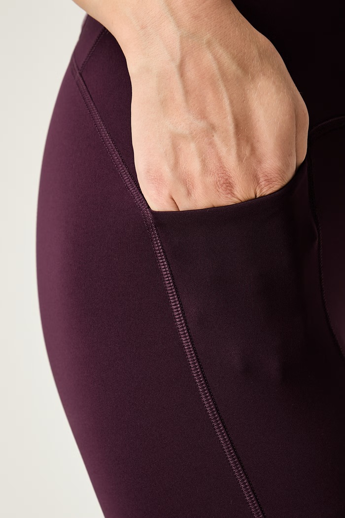 Asics legginsy sportowe damskie ROAD HIGH WAIST TIGHT fioletowy 2012C968.500