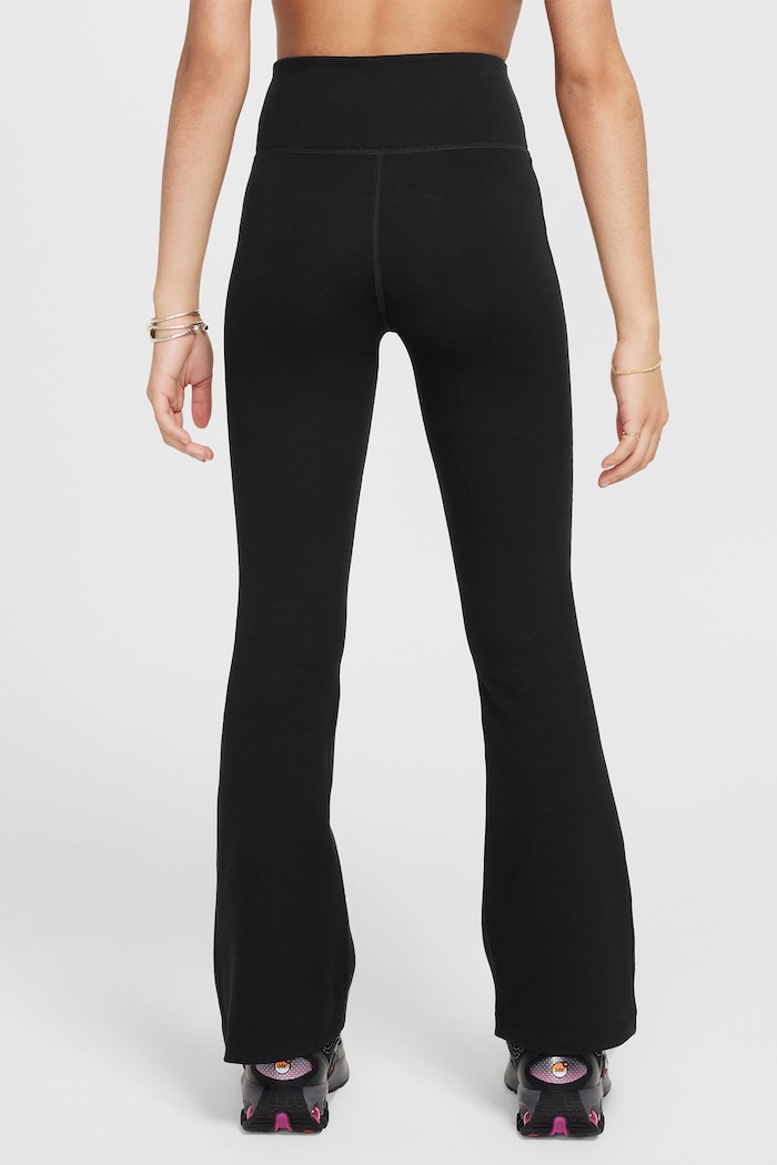 Dziewczynka Nike Legginsy dziecięce z bawełną Nike Sportswear Classic FZ5585 czarny