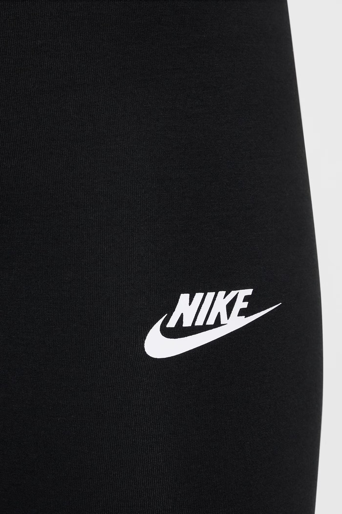 Legginsy dziecięce z bawełną Nike Sportswear Classic Nike FZ5583 czarny