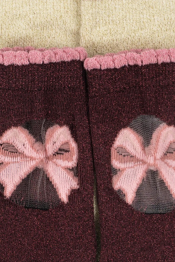 Dziewczynka Konges Sløjd Skarpety dziecięce 2 PACK BOW SOCKS KS106336.9BY2 multicolor