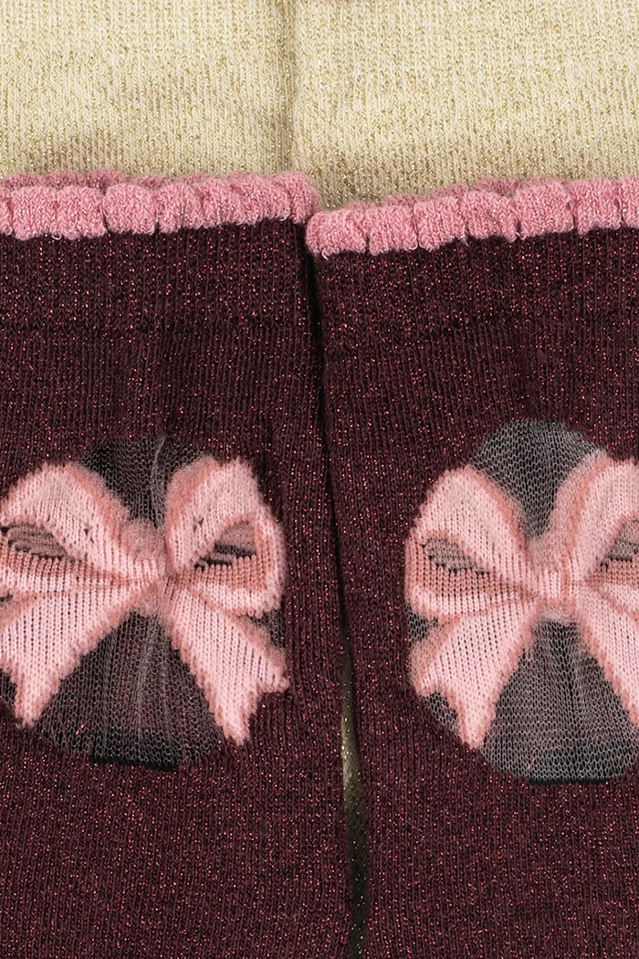 Dziewczynka Konges Sløjd Skarpety dziecięce 2 PACK BOW SOCKS KS106336.9BY2 multicolor