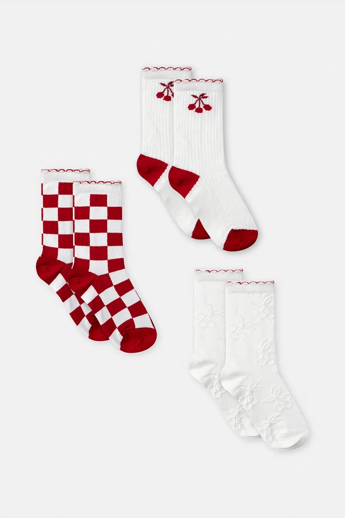 Sergent Major Skarpety dziecięce 3-pack beżowy 26H4PF41LCH