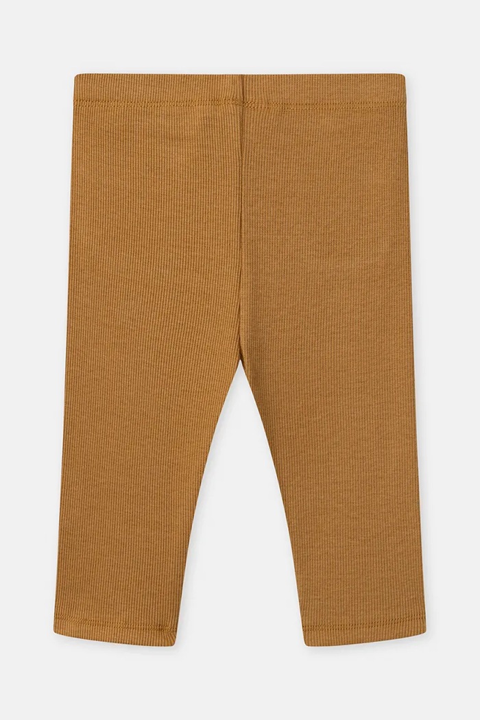 Dziewczynka Sergent Major Legginsy dziecięce bawełniane z elastanem 26H1BF51LG brązowy
