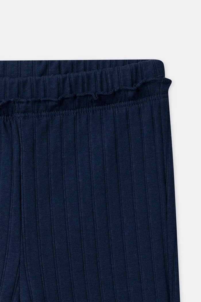 Legginsy dziecięce bawełniane z elastanem Sergent Major 26H1BF31LG granatowy