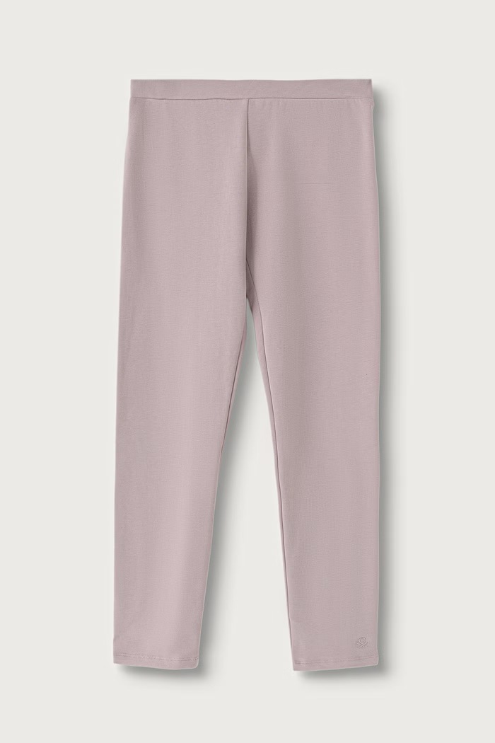 United Colors of Benetton Legginsy dziecięce z bawełną fioletowy 3K1CCF03M.G.Season.9BY2