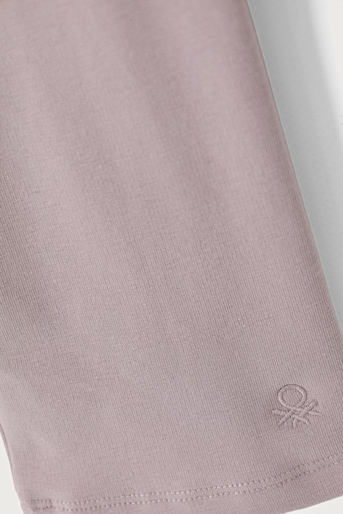 Dziewczynka United Colors of Benetton Legginsy dziecięce z bawełną 3K1CCF03M.G.Season.9BY2 fioletowy