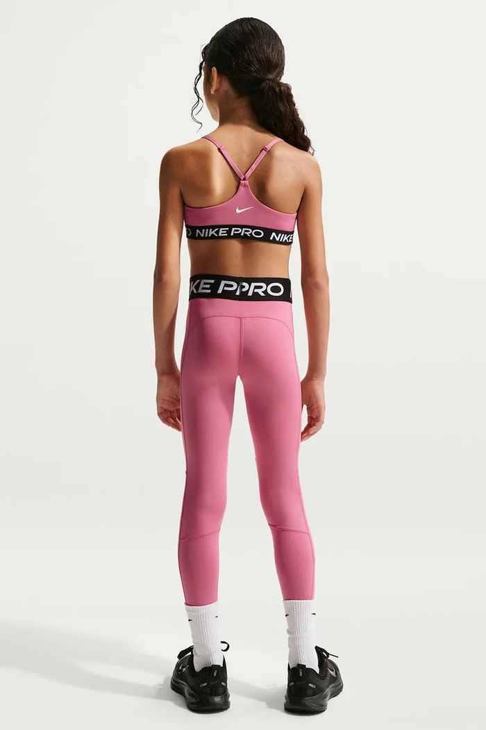 Nike Legginsy sportowe dziecięce Nike Pro Dri-FIT DA1028 różowy AW26