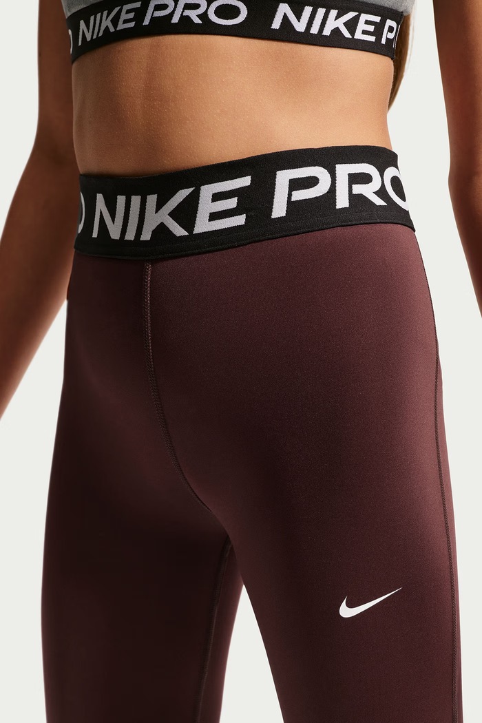 Športové legíny detské Nike Pro Dri-FIT Nike DA1028 burgundské