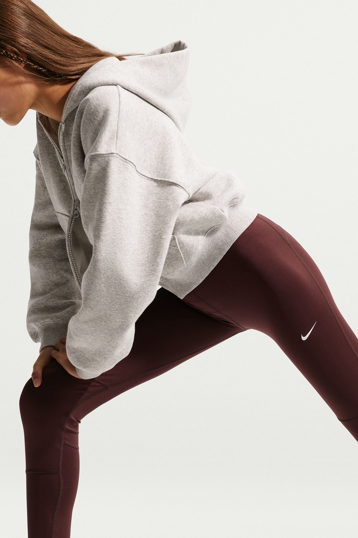 Športové legíny detské Nike Pro Dri-FIT Nike burgundské DA1028