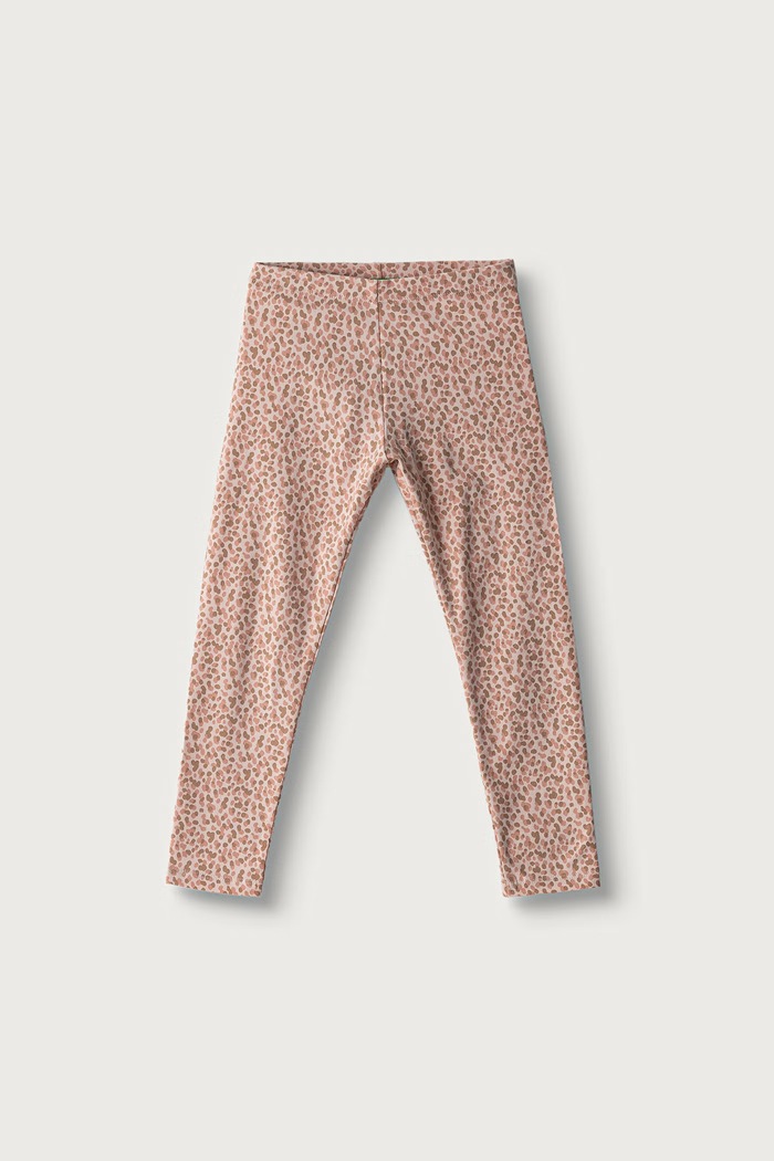 United Colors of Benetton Legginsy dziecięce z bawełną beżowy 36MSGF05L.P.Seasonal
