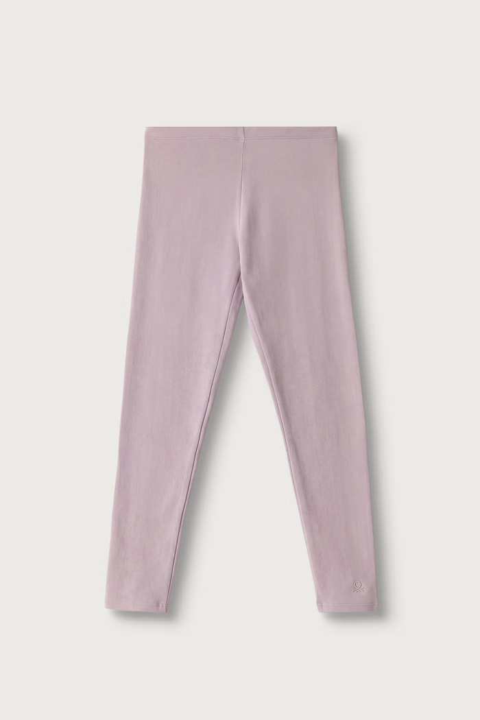 United Colors of Benetton Colanți pentru copii din bumbac cu elastan pachet de 3 3MT1CF06P.G.Season.9BY2 roz AW26