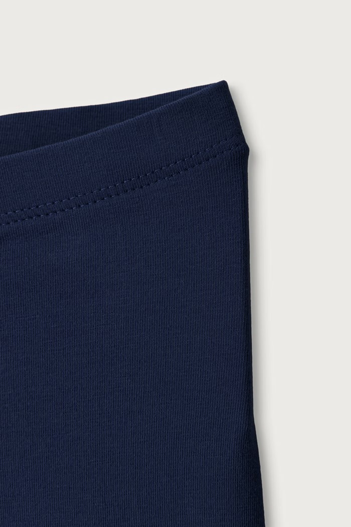 Dziewczynka United Colors of Benetton Legginsy dziecięce bawełniane z elastanem 3MT1CF02G.G.Continuativ granatowy