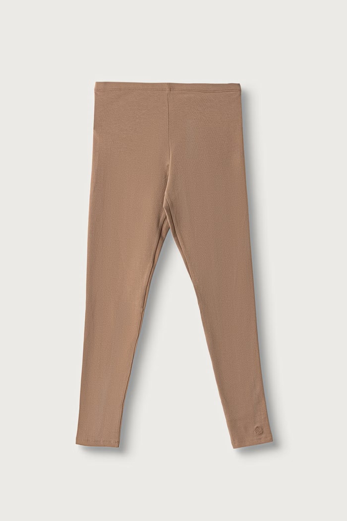United Colors of Benetton Leggings per bambini in cotone con elastan marrone 3MT1CF02G.G.Season.9BY2