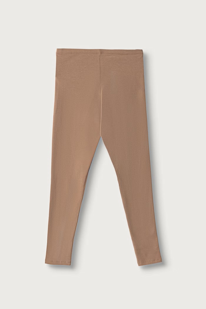 United Colors of Benetton Leggings per bambini in cotone con elastan 3MT1CF02G.G.Season.9BY2 marrone AW26