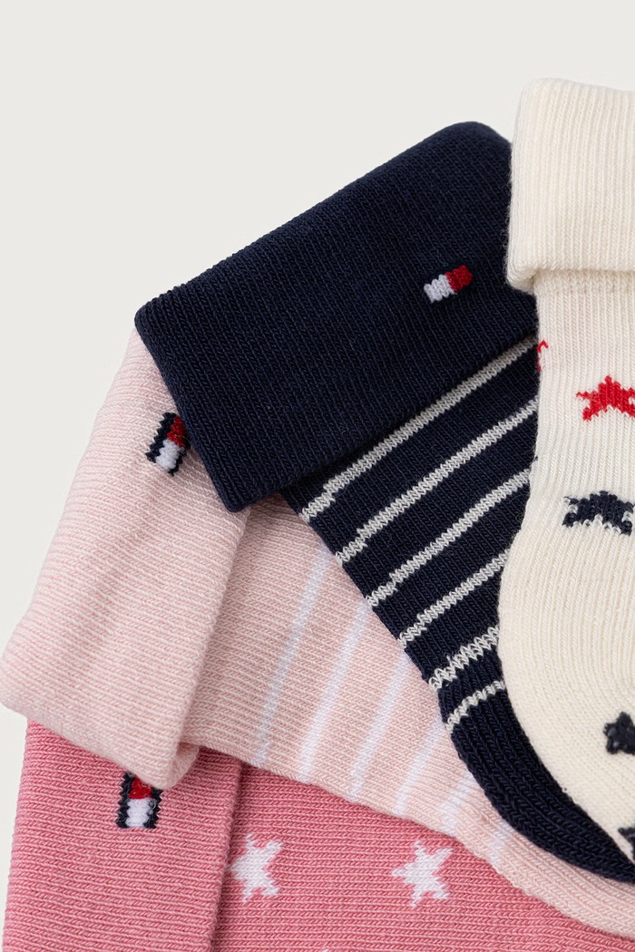 Tommy Hilfiger Skarpety dziecięce 4-pack 701244126.G różowy AW26