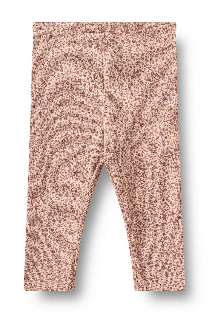 Wheat Legginsy niemowlęce bawełniane różowy 4853.178a.GOTS