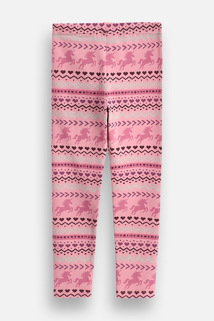 Coccodrillo Legginsy dziecięce bawełniane z elastanem ZC6122101WGK multicolor AW26